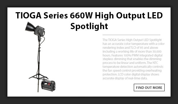 CAMETV TIOGA Series 660w LED Spotlight