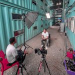 INSTAGRAM: @adrepublika filming some interviews with his Fujifilm camera setups using our Mini99 V-Mounts to power them up!  #cametv #fujifilm #fujifilmxt4 #fujifilmxh2s #xt4fujifilm #vmount #filmmaking #onset #cameraoperator #cinematography