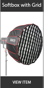 softbox with grid