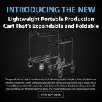 CAME-TV Lightweight Portable Production Cart