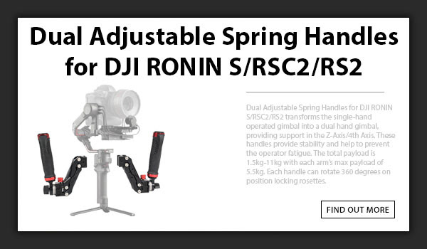 CAMETV Dual Adjustable Spring Handles For Ronin Gimbal