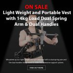On Sale - CAME-TV Lightweight and Portable Vest with 14kg Load Dual Spring Arm & Dual Handles