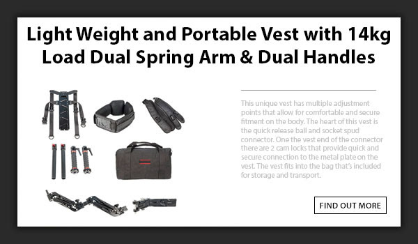 CAMETV Lightweight Portable Vest and Dual Handles
