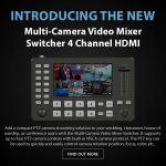 New Product - CAME-TV Multi-Camera Video Mixer Switcher 4 Channel HDMI