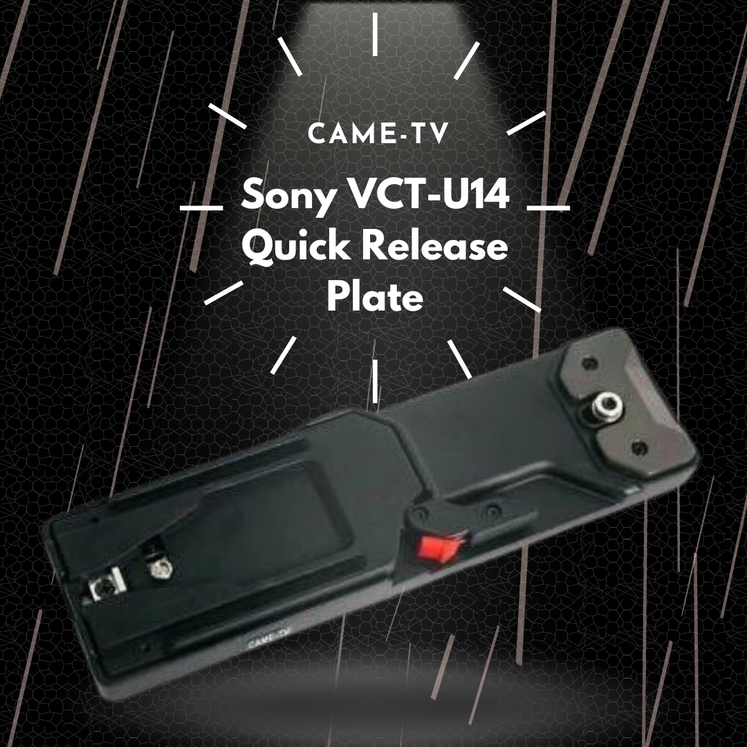 CAME-TV Tripod Mounting Adapter Compatible with Sony VCT-U14 Quick Release Plate