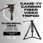 Product Spotlight - Carbon Fiber Video Tripod With Fluid Bowl Head And Spreader