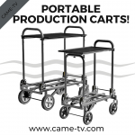 CAME-TV Spotlight - Lightweight Portable Production Carts!