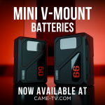 New CAME-TV MINI-50C & MINI-99C V-Mount Batteries!