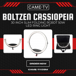 Spotlight -CAME-TV Cassiopeia Slim Folding Ring Light!