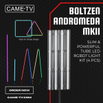 CAME-TV Spotlight - Boltzen Andromeda MKII Slim & Powerful Tube LED RGBDT Light Kit (4pcs)!