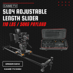 CAME-TV SL04 Adjustable Length Slider 110 Lbs / 50kg Payload