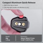 CAME-TV Mini 1/4 Screw ARRI Locating Pin Quick Release Plate!