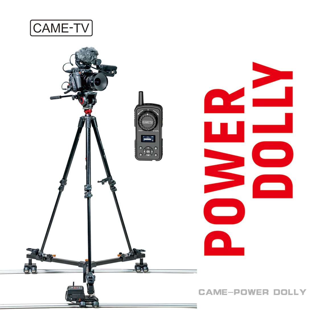 CAME-TV Power Dolly: The All-in-One Solution for Smooth Studio and Field Tracking