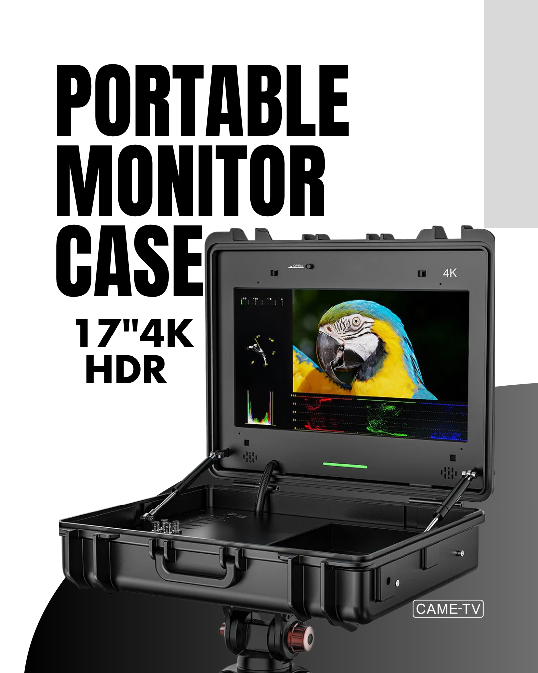 Monitor Every Detail with the CAME-TV 17 Inch 4K HDR Production Monitor